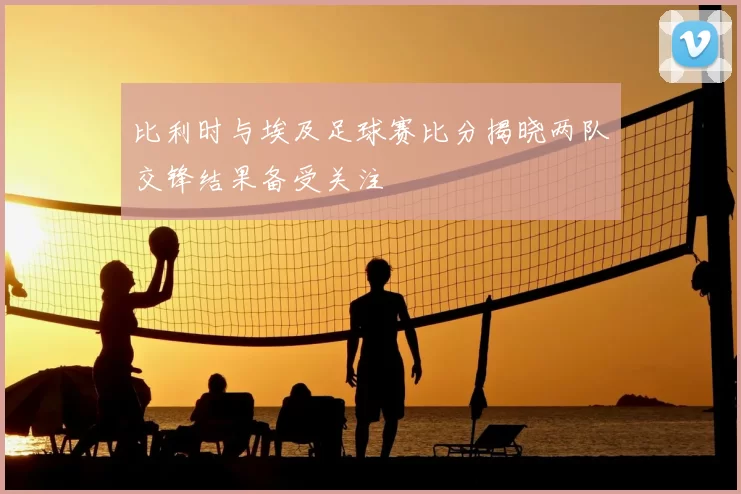 比利时与埃及足球赛比分揭晓两队交锋结果备受关注